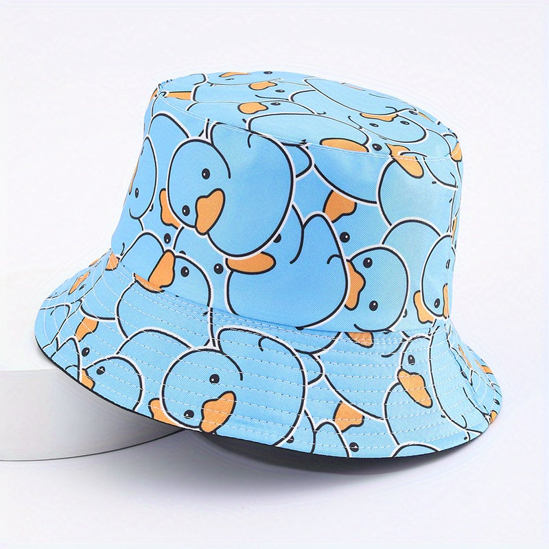 Eenden Bucket Hat - Blauw