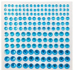Zelfklevende Steentjes - Licht Blauw