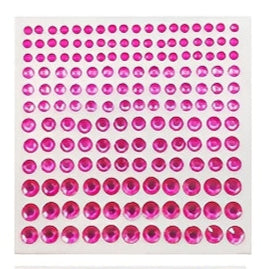 Zelfklevende Steentjes - Donker Roze