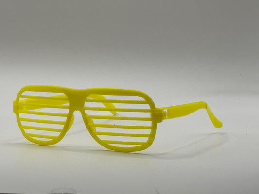 Neon Bril - Geel