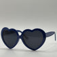 Hartvormige 'hartjes-effect' Bril - Donker Blauw