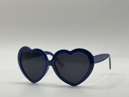 Hartvormige 'hartjes-effect' Bril - Donker Blauw