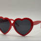Hartvormige 'hartjes-effect' Bril - Rood