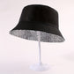 Zwart/Zilver Bucket Hat