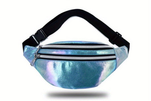 Glanzende Heuptas - Blauw